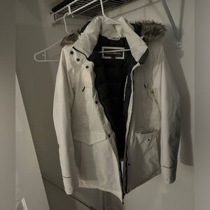 Women’s Thick White Winter Coat